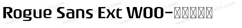 Rogue Sans Ext W00字体转换
